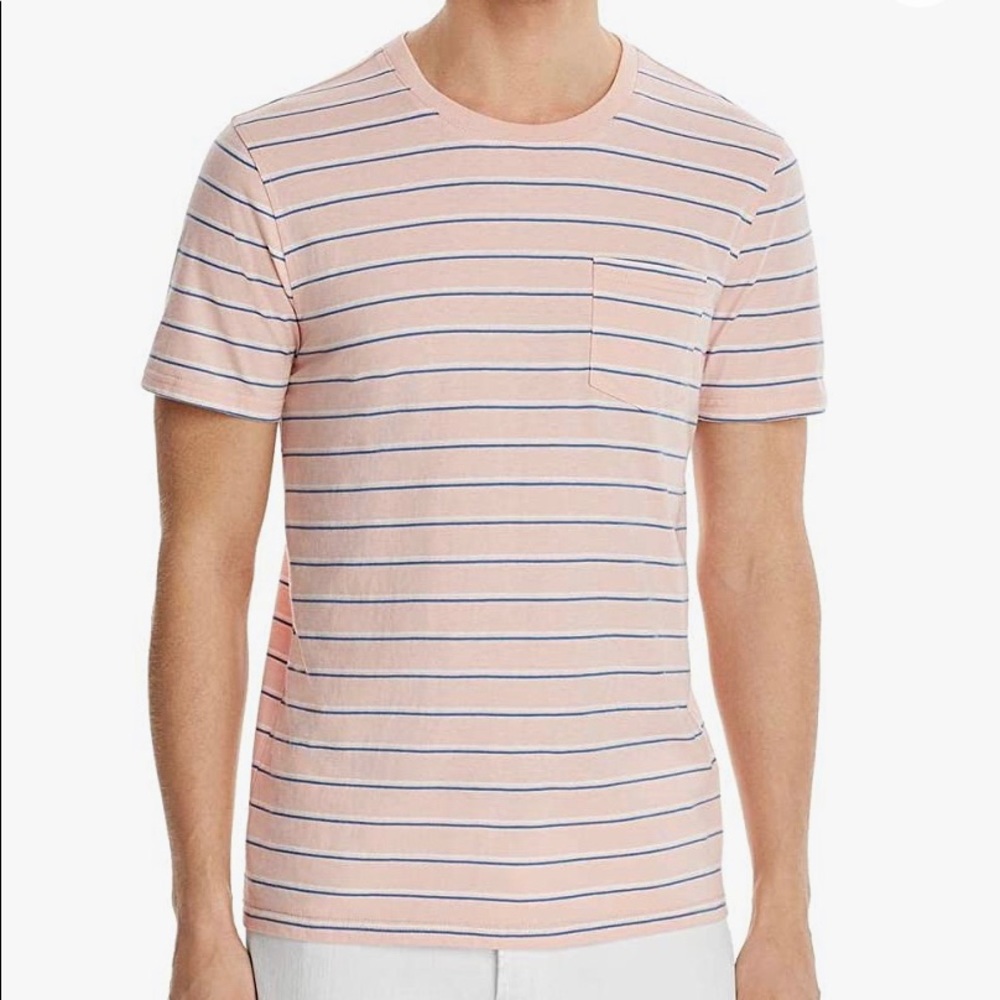 Pacific & Park Striped Pocket T-shirt NEW
